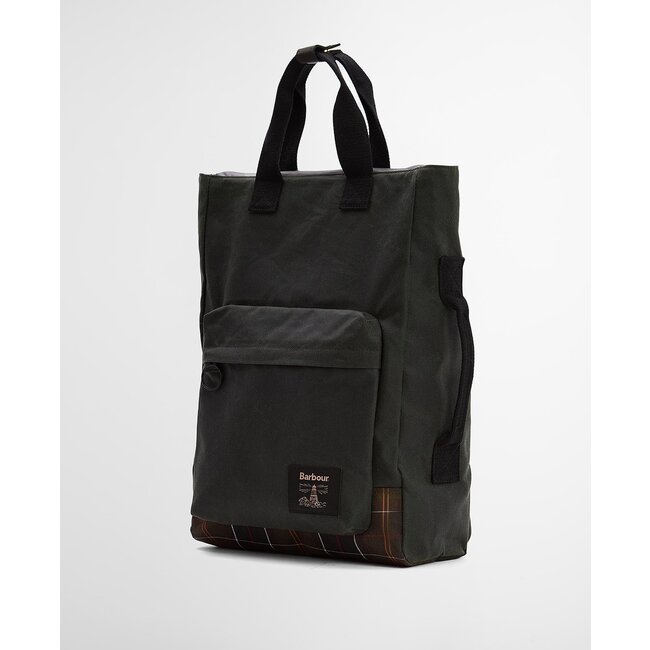 Barbour Field Wax Backpack - Sage / Classic