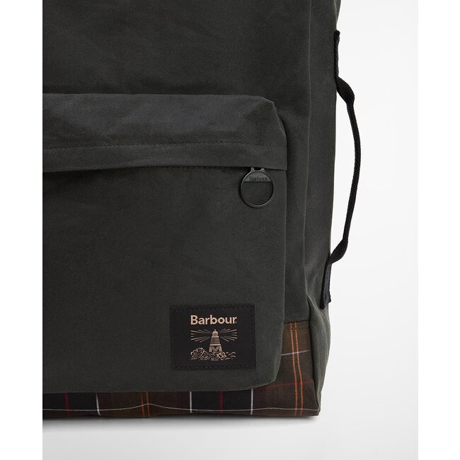 Barbour Field Wax Backpack - Sage / Classic