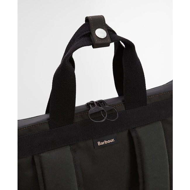 Barbour Field Wax Backpack - Sage / Classic
