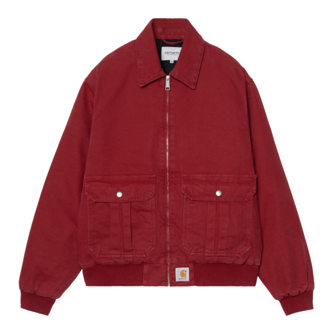 Carhartt WIP Stanton Jacket - Scarlet stone washed