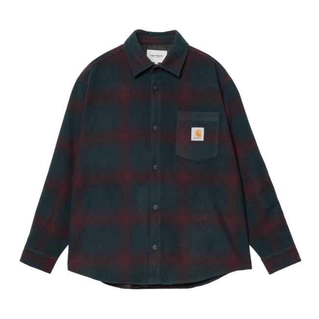 Carhartt WIP Brennan Shirt Jac - Check Deep Lagoon / Rondo