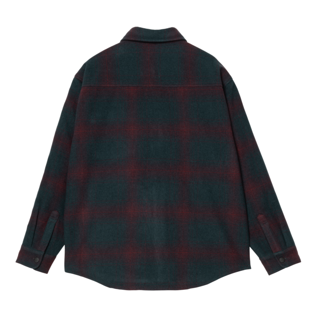 Carhartt WIP Brennan Shirt Jac - Check Deep Lagoon / Rondo