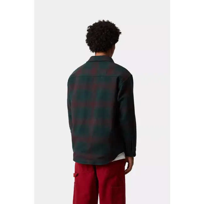 Carhartt WIP Brennan Shirt Jac - Check Deep Lagoon / Rondo