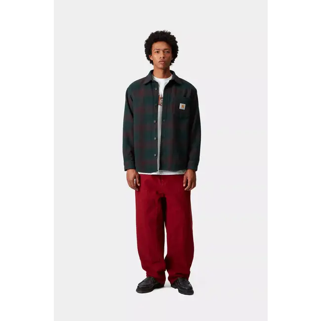 Carhartt WIP Brennan Shirt Jac - Check Deep Lagoon / Rondo