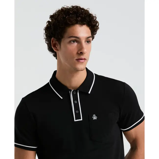 Original Penguin S/S Earl Polo - True Black
