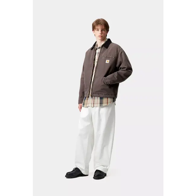 Carhartt WIP OG Detroit Jacket - Tobacco / Black stone canvas