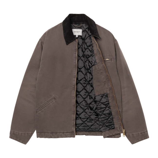 Carhartt WIP OG Detroit Jacket - Tobacco / Black stone canvas