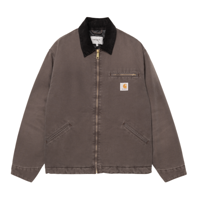 Carhartt WIP OG Detroit Jacket - Tobacco / Black stone canvas