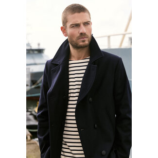 Armor-lux Peacoat bicolore "Fort Cigogne"