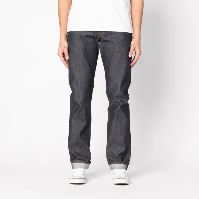 Naked and Famous Denim Weird Guy - Dia De Los Muertes Selvedge