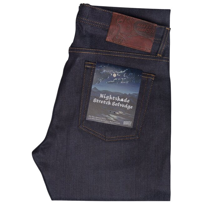 Naked and Famous Denim Weird Guy - Nightshade Stretch Selvedge