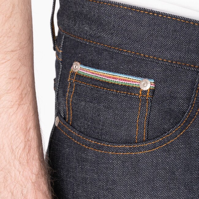 Naked and Famous Denim True Guy - Dia De Los Muertes Selvedge