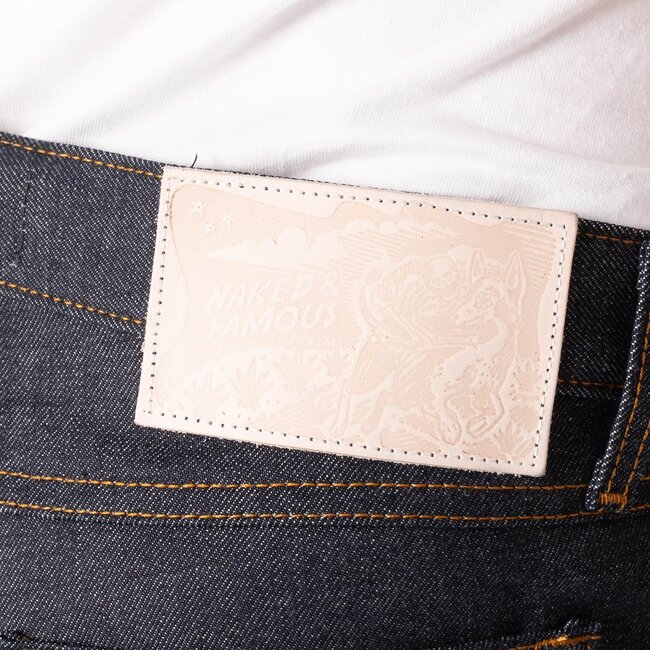 Naked and Famous Denim True Guy - Dia De Los Muertes Selvedge