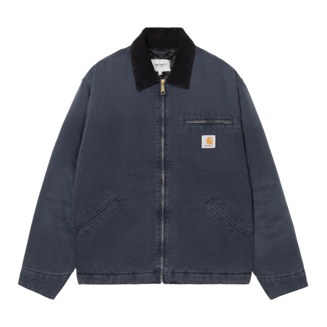 Carhartt WIP OG Detroit Jacket - Dark Navy / Black stone canvas