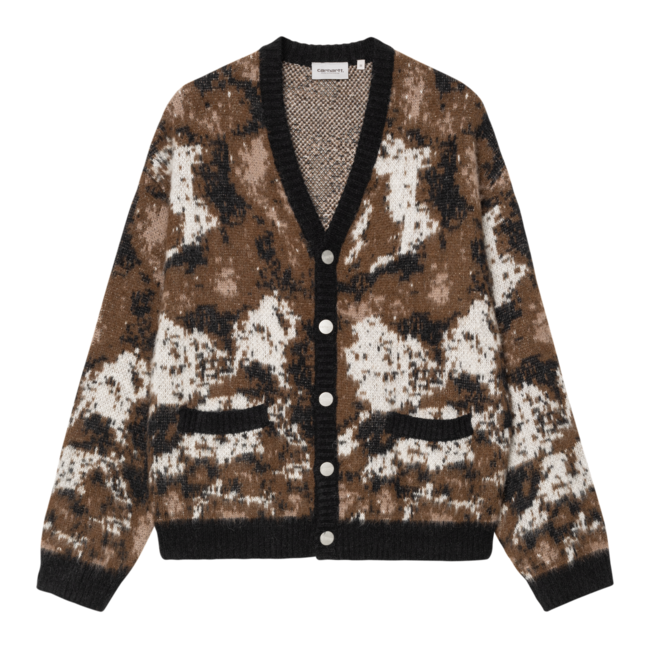 Carhartt WIP Merton Cardigan - Wild Dog Jacquard