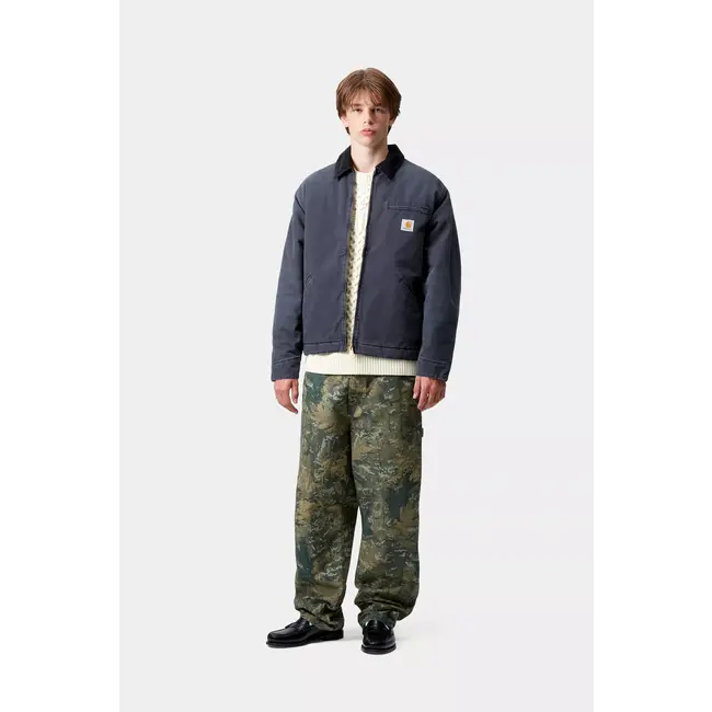 Carhartt WIP OG Detroit Jacket - Dark Navy / Black stone canvas