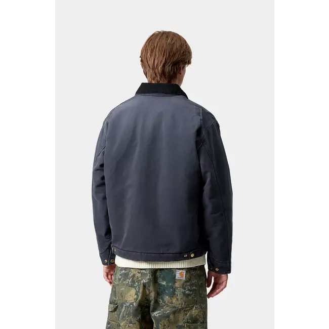 Carhartt WIP OG Detroit Jacket - Dark Navy / Black stone canvas