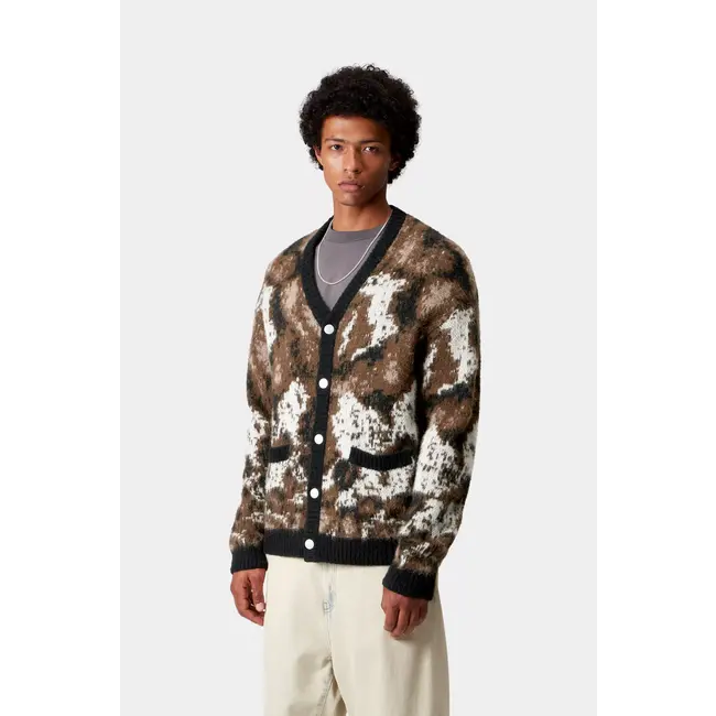 Carhartt WIP Merton Cardigan - Wild Dog Jacquard
