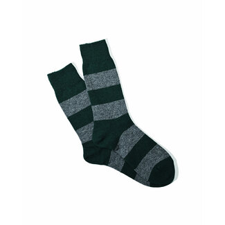 Anonymous Ism Wool Cashmere Stripes Crew
