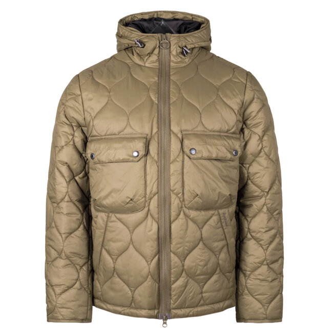 Barbour Re-Engineerded Hooded Spey Quilted Jacket - Beech