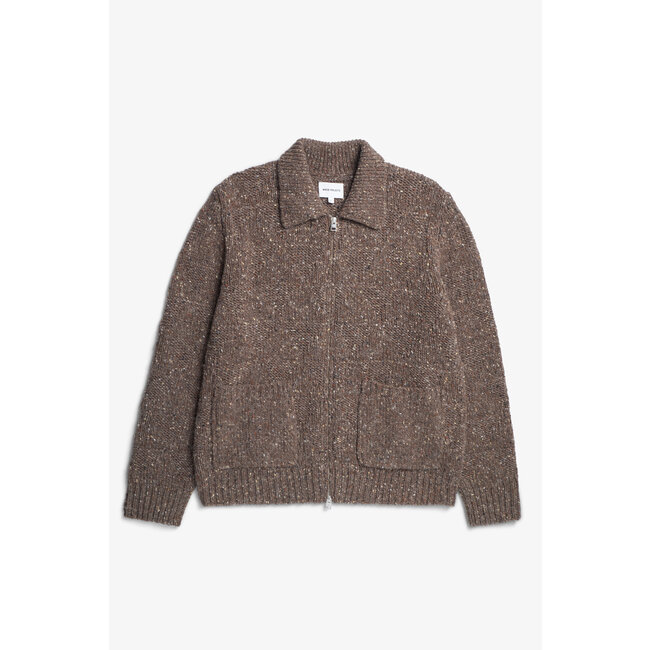 Norse Projects Erik Donegal Diamond Jacket - Seal Brown