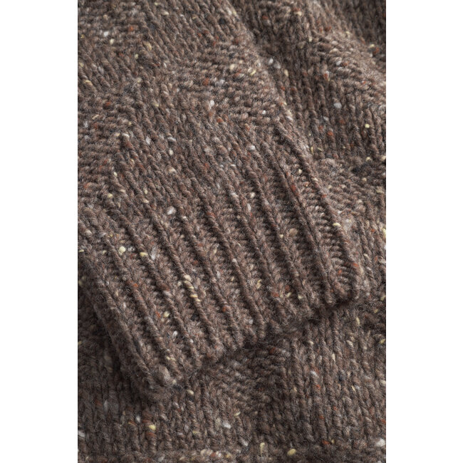 Norse Projects Erik Donegal Diamond Jacket - Seal Brown