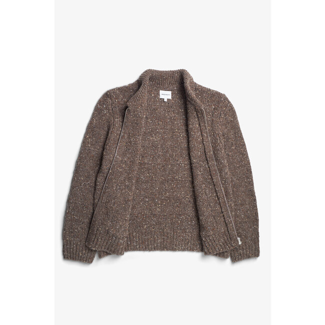 Norse Projects Erik Donegal Diamond Jacket - Seal Brown