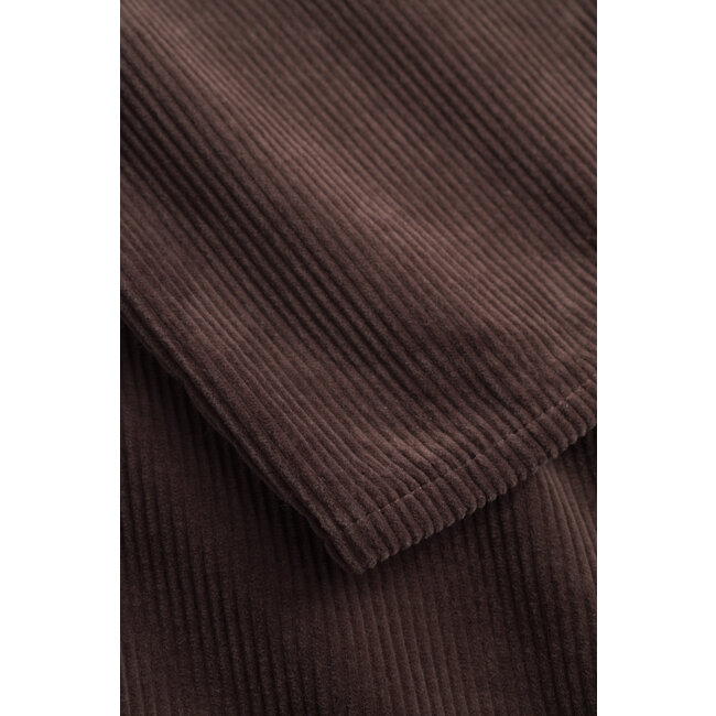Norse Projects Mogens Relaxed  Wide Wale Corduroy - Espresso