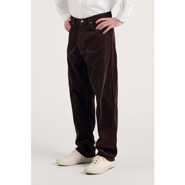 Norse Projects Mogens Relaxed  Wide Wale Corduroy - Espresso