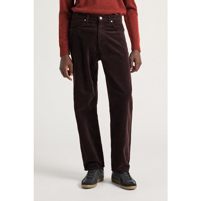 Norse Projects Mogens Relaxed  Wide Wale Corduroy - Espresso