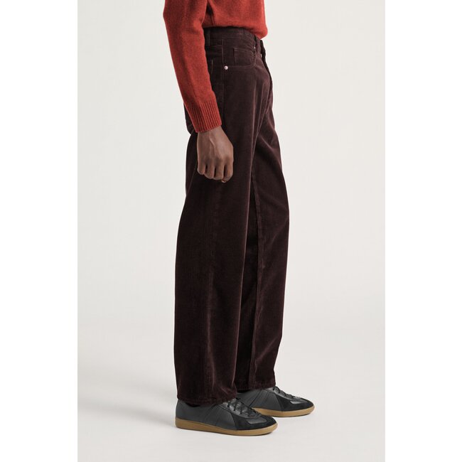 Norse Projects Mogens Relaxed  Wide Wale Corduroy - Espresso
