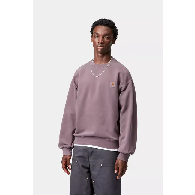 Carhartt WIP Vista Sweat - Phlox garment dyed