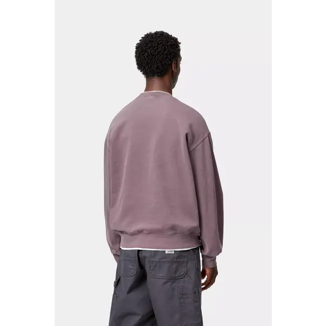 Carhartt WIP Vista Sweat - Phlox garment dyed