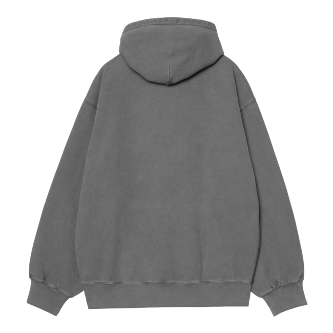 Carhartt WIP Hooded Vista Sweat - Black garment dyed