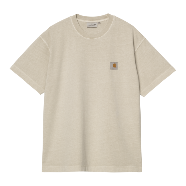 Carhartt WIP S/S Vista T-Shirt - Fleur de Sel garment dyed