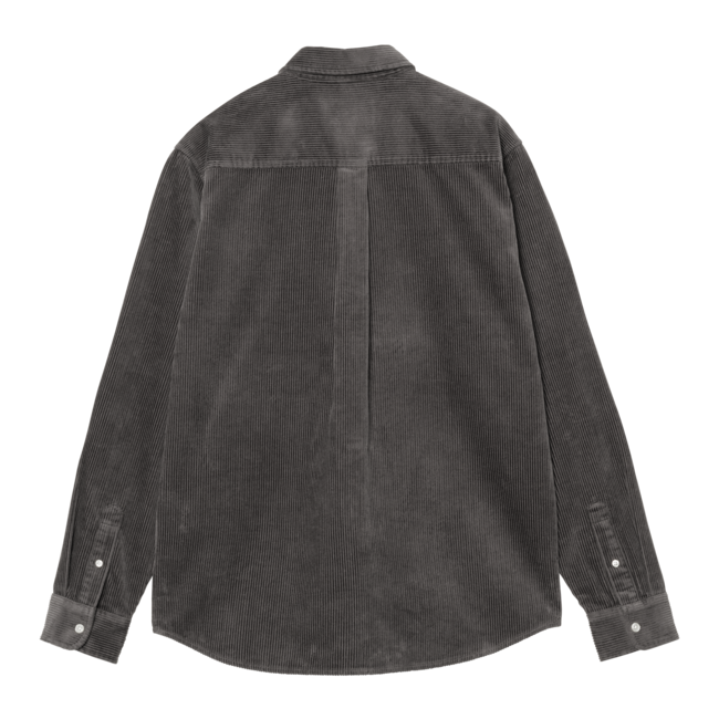 Carhartt WIP L/S Madison Cord Shirt - Graphite / Graphite
