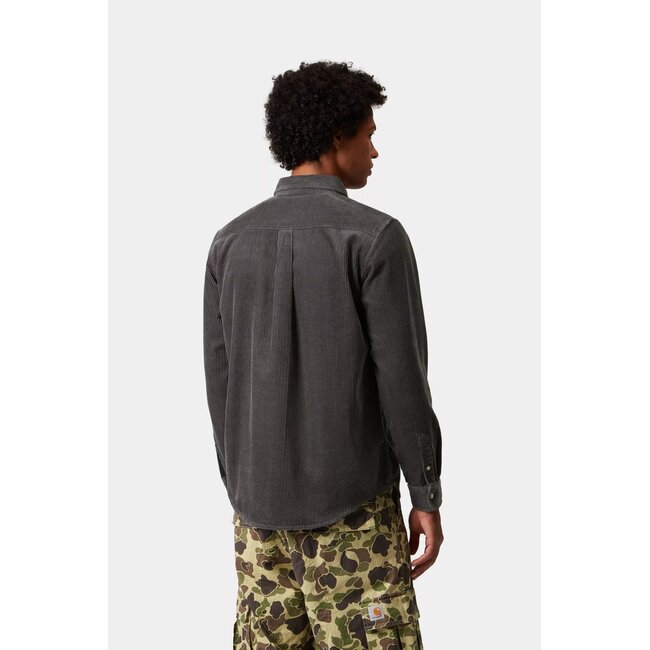 Carhartt WIP L/S Madison Cord Shirt - Graphite / Graphite