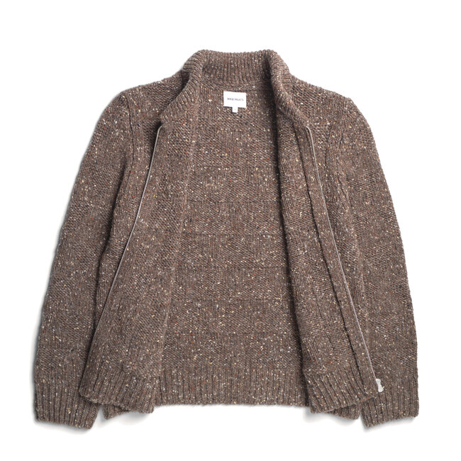 Norse Projects Erik Donegal Diamond Jacket - Seal Brown