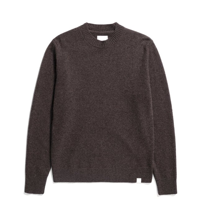 Norse Projects Norse Standard Merino Lambswool Sweater - Heathland Brown