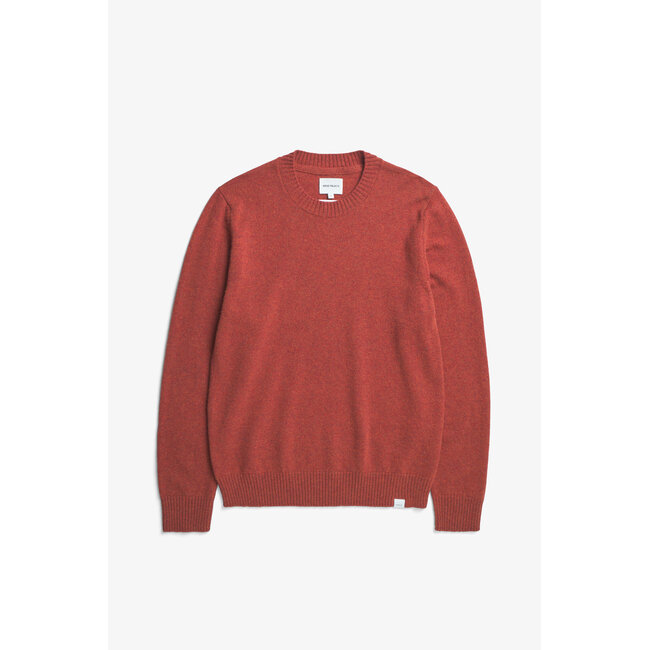Norse Projects Norse Standard Merino Lambswool Sweater - Brick