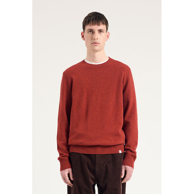 Norse Projects Norse Standard Merino Lambswool Sweater - Brick