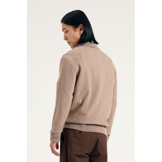 Norse Projects Norse Standard Merino Lambswool Polo - Clay