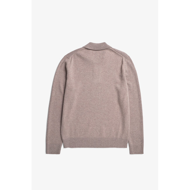 Norse Projects Norse Standard Merino Lambswool Polo - Clay