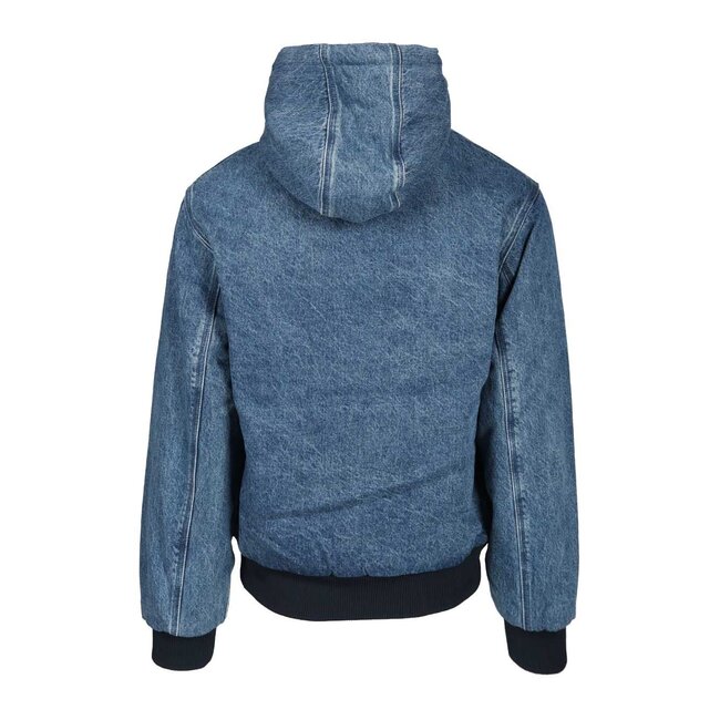 Carhartt WIP 50 Years Anniversary OG Active Jacket - Denim Blue / USA Red Stone bleached