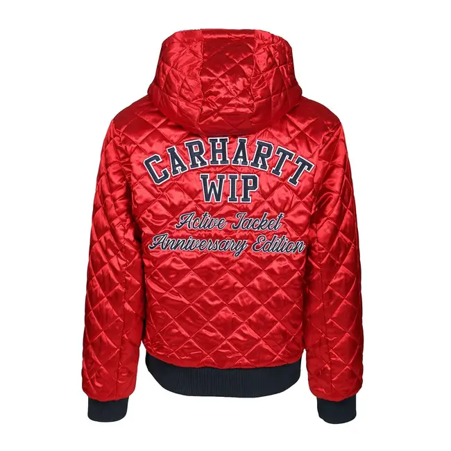 Carhartt WIP 50 Years Anniversary OG Active Jacket - Denim Blue / USA Red Stone bleached