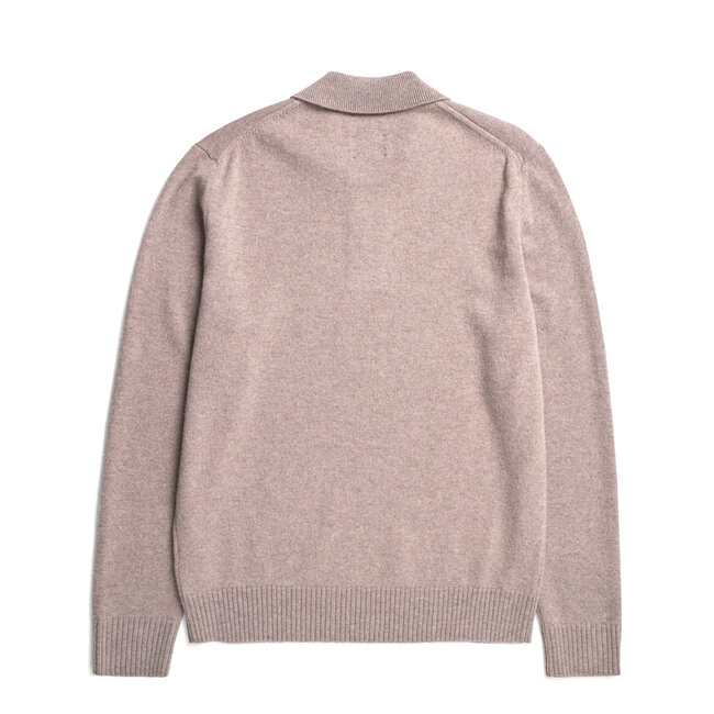 Norse Projects Norse Standard Merino Lambswool Polo - Clay