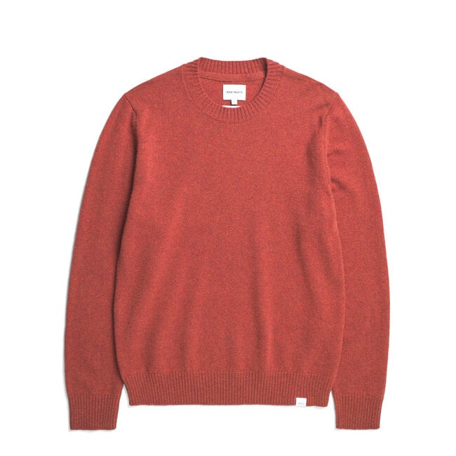 Norse Projects Norse Standard Merino Lambswool Sweater - Brick