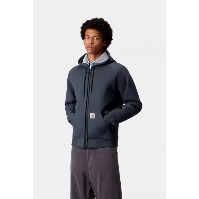 Carhartt WIP Car-Lux Hooded Jacket - Jupiter / Grey