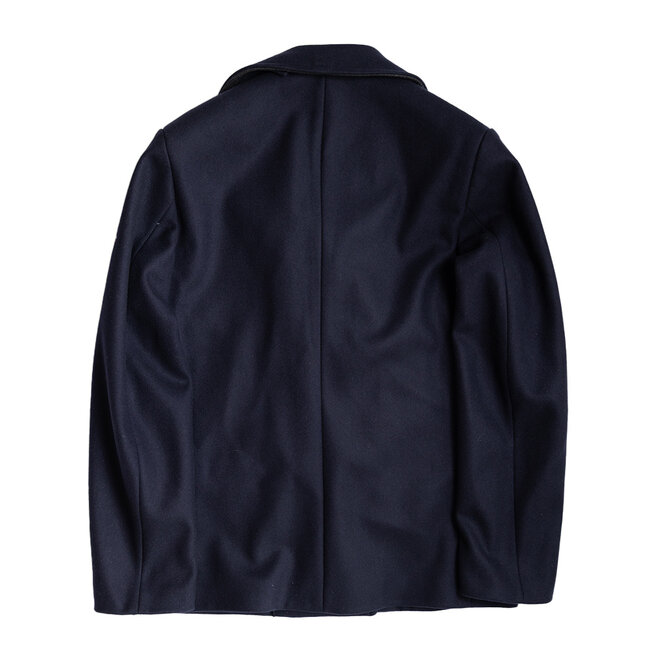 Armor-lux Peacoat bicolore "Fort Cigogne" - Navire / Aluminium