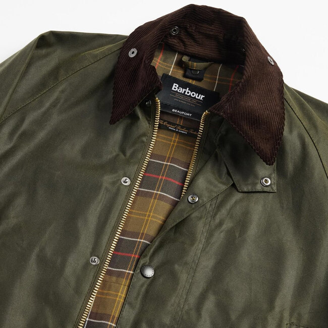 Barbour Beaufort Wax Jacket - Archive Olive